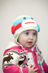 Sock monkey hat