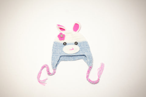 Rabbit hat, purple