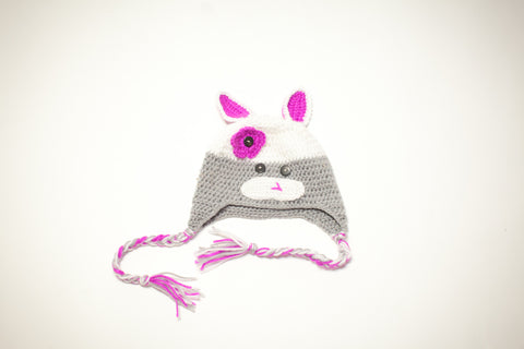 Rabbit hat, grey